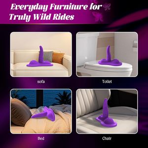 RAGINARD 6.5 \ "Einsetzbare Monster Dildos Adult Toys Sex Stuhl Sex Machine 10 Swing Vibration Modi Triple Stimulation <span class=keywords><strong>Dildo</strong></span> - Product Image 6