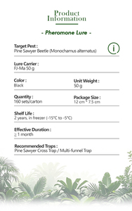 Thông Sawyer Bọ Cánh Cứng bẫy hiệu quả longhorn Bọ Cánh Cứng kiểm soát monochamus alternatus Pheromone thu hút sản phẩm giám sát dịch hại rừng - Product Image 2