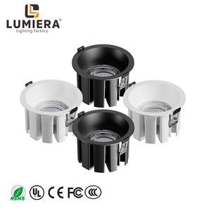 Downlight <span class=keywords><strong>LED</strong></span> COB moderne 30W 40W 60W étanche encastré <span class=keywords><strong>spot</strong></span> <span class=keywords><strong>salle</strong></span> <span class=keywords><strong>de</strong></span> <span class=keywords><strong>bain</strong></span> indice <span class=keywords><strong>de</strong></span> protection IP65 couleur noir foncé CRI95 garantie 5 ans - Product Image 1