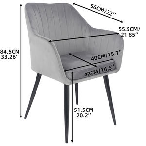 Chaises de <span class=keywords><strong>cuisine</strong></span> TUQ faciles à nettoyer, idéales pour le brunch, chaises de <span class=keywords><strong>coin</strong></span> pour le petit-déjeuner, chaises de salle à manger pour la <span class=keywords><strong>cuisine</strong></span> à domicile - Product Image 2