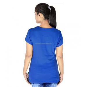 T-shirt pour filles, estival et décontracté, à coupe facile à assortir, avec service d'impression personnalisé, collection de - Product Image 3