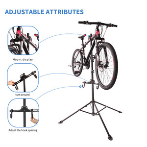 Estante de estacionamiento de bicicletas de doble capa para almacenamiento en garaje-Estante de bicicletas duradero - Product Image 3