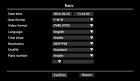 Sortie vidéo FHD 1080P DVR mobile de véhicule HDD 4/8 canaux avec écran IPS 7 '', prise en charge des fonctions GPS, RJ45, 3G/4G et WIFI
