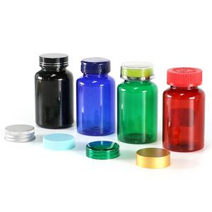 Venta al por mayor 150ml botella de plástico PET cápsula vacía píldora tableta medicina envasado de alimentos salud vitamina suplemento dietético - Product Image 2