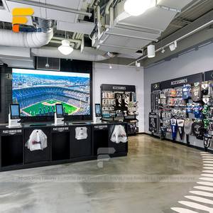 Tienda de ropa deportiva moderna, diseño de interiores, estante de exhibición de ropa personalizado, tienda de deportes de moda, accesorio, ropa, muebles de Boutique - Product Image 4