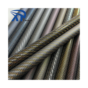 Tube en <span class=keywords><strong>fibre</strong></span> de carbone coloré au prix d'usine, tube hybride en <span class=keywords><strong>fibre</strong></span> d'aramide et de verre coloré au prix le plus bas - Product Image 2