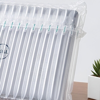 Sac d'emballage professionnel antichoc pour ordinateur portable avec colonnes d'air
