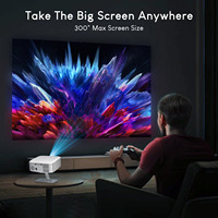 Proyector Salange P92 MAX, Netflix Original, Enfoque Eléctrico Inteligente, Proyector Android, Mini Proyector Portátil para Exteriores