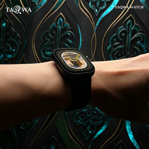 Montre Islamique avec Guide d'Apprentissage de <span class=keywords><strong>la</strong></span> Prière et du Wudu, Tutoriel de Salah Étape par Étape, Lecteur Coranique, <span class=keywords><strong>Boussole</strong></span> Qibla – Direct Usine - Product Image 1