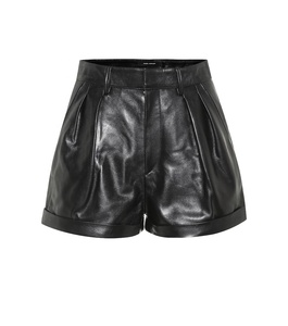 Jupe en cuir de mouton naturel pour femme, longueur genou, avec fermeture éclair, design tendance, décontractée, écologique, collection été - Product Image 5