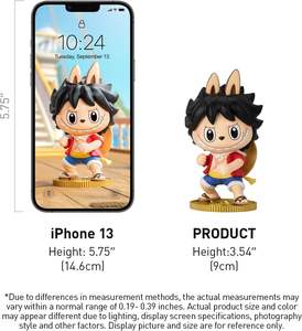 Figuras originales Popmart Labubu the Monsters Onee Piece, figuras de caja ciega, figuras de acción de diseño aleatorio, juguetes coleccionables - Product Image 5