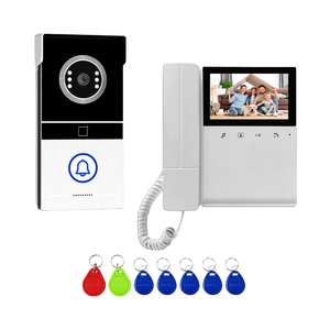 Sistema de <span class=keywords><strong>Videoportero</strong></span> con Pantalla LCD Transparente de <span class=keywords><strong>4</strong></span>.3 Pulgadas, Visión Nocturna IR, Kits de Monitor y Cámara para Casa o Villa - Product Image 2