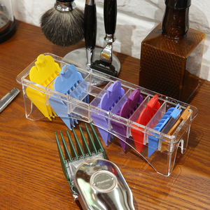 Set di 8 Pettini Guida in Plastica per <span class=keywords><strong>Tagliacapelli</strong></span>, Accessorio per Taglio Capelli, Pettini Limitatori per Trimmer - Product Image 2