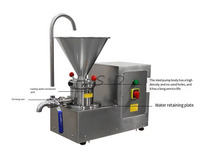 Machine professionnelle à beurre de noix, d'amandes, de sésame et d'arachides avec moteur pour usage commercial en restaurant