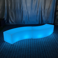 Chaises et tables lumineuses pour salon de jardin extérieur, club de nuit, meubles, canapés modulaires, éclairage pour fête et événement