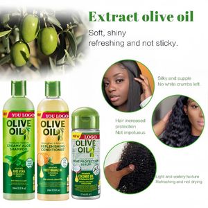 Mousse coiffante longue durée à tenue forte à l'huile d'<span class=keywords><strong>olive</strong></span>, marque privée, parfumée sur mesure, pour perruques bouclées et tresses - Product Image 3