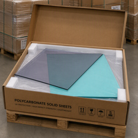 Prix d'usine – Plaque solide transparente en polycarbonate de 8 mm, 10 mm, 12 mm pour protection de machines, barrière acoustique, toiture industrielle lourde
