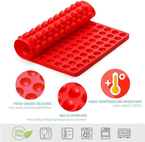 Stampi in Silicone Rotondi <span class=keywords><strong>per</strong></span> Caramelle Gommose, Tappetino <span class=keywords><strong>per</strong></span> <span class=keywords><strong>Pasticceria</strong></span>, Stampo in Silicone <span class=keywords><strong>per</strong></span> Snack <span class=keywords><strong>per</strong></span> <span class=keywords><strong>Cani</strong></span>, Cioccolatini, Biscotti - Product Image 6