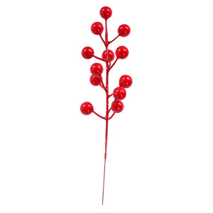 Fortune Fruit Artificial Red Berry Christmas Decoration Plastic Injection Molding Festival Celebration Home <b>Ornament</b> - Product Image 5