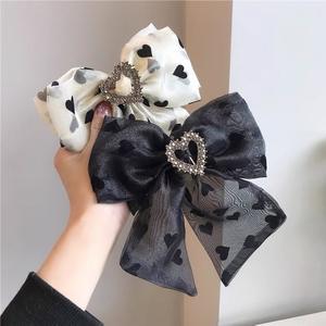 Pinza para el pelo con lazo de tela de varias capas, estilo francés, accesorio de moda para fiesta, clip de resorte - Product Image 3