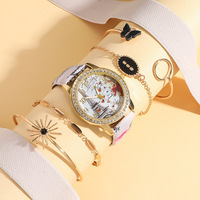 Populaire femmes charme montre serpent motif ceinture Paris tour numérique diamant-ensemble britannique Quartz 20mm 42mm verre pointeur en gros