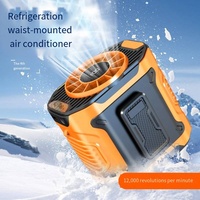 XKC 4000mAh Mini Moderner Tragbarer Multifunktionaler USB-Taillenventilator Smart Home Outdoor Power Hüftventilator