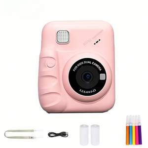Popular HD CMOS Children's Instant Print Camera with 16x Optical Zoom & 75 Wide Angle for Kids Birthday <b>Gift</b> - Product Image 1