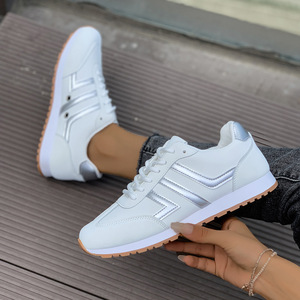 Chaussures à plateforme à bout rond pour femmes, chaussures décontractées, <span class=keywords><strong>mocassins</strong></span> à lacets, taille 43, mode <span class=keywords><strong>2022</strong></span> - Product Image 5