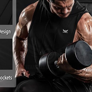 Fournisseur pakistanais Hommes Sweats à capuche sans manches Street Wear Nouvelle mode de haute qualité Hommes Sweats à capuche sans manches - Product Image 5