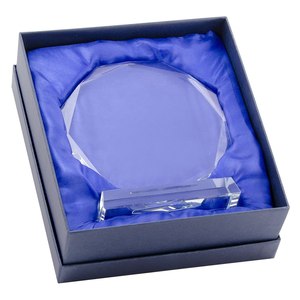 TROFEO OCTAGONAL con Impresión UV, Placa de Plástico de 150 mm para Premios, Regalos de Bienvenida y Obsequios para Ferias Comerciales, Base de 19 mm - Product Image 3