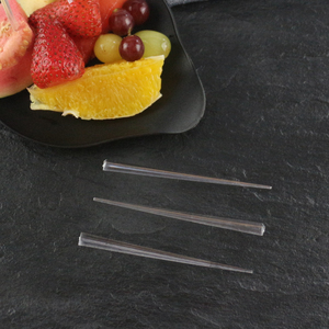 الصين المورد مقبض قصير مثلث واضح ستيك بلاستيكية عصي مزج - Product Image 2