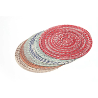 Set de table zen asiatique en coton polyester doux, durable et écologique, lavable, pour la maison, la cuisine et les restaurants