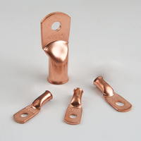 Cosses de câble en cuivre nu AWG pour connecteur de batterie électrique automobile, type embout cloche