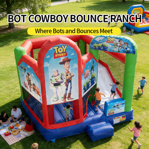 <span class=keywords><strong>Château</strong></span> <span class=keywords><strong>gonflable</strong></span> personnalisé Toy Story avec toboggan pour grands enfants – Vente de liquidation - Product Image 6