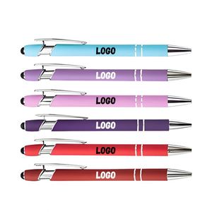 Promo Business <b>Gifts</b> Custom Printed New <b>Pens</b> Logo Luxury Aluminum Ballpoint <b>Pen</b> - Product Image 1