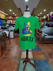 Camiseta de Campaña para Hombre, Económica, para las Elecciones de Gabón 2023, 100% Algodón, Impresión Digital a Todo Color, Diseño con Personajes, Manga Corta, Corte Regular - Product Image 4