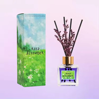 Diffuseur d'ambiance sans flamme en rotin, parfum d'aromathérapie, fleurs séchées pour hôtels haut de gamme, élimine les odeurs, chambres/salons