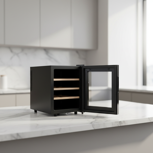 Mini-réfrigérateur thermoélectrique autonome 32L pour <span class=keywords><strong>12</strong></span> <span class=keywords><strong>bouteilles</strong></span> – <span class=keywords><strong>Cave</strong></span> à <span class=keywords><strong>vin</strong></span> – Meilleures ventes - Product Image 2