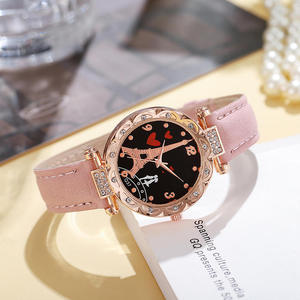 Montre à quartz pour femme, logo personnalisé, ensemble de montres-bracelets pour femme, montres mécaniques personnalisées sur mesure - Product Image 4