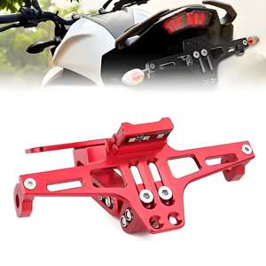 Accessori Moto Personalizzati con Servizi di Lavorazione <span class=keywords><strong>CNC</strong></span> al Laser, Supporto Posteriore in Alluminio e Viteria in Acciaio Inox Anodizzato - Product Image 3