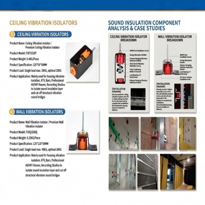 Profilé en acier galvanisé léger 3M pour système acoustique mural, amortisseur <span class=keywords><strong>de</strong></span> vibrations ultra-fin, compatible avec les montants pour studio et cinéma - Product Image 3