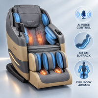 Kolendy 2026 - Massage thaïlandais 4D - Masseur corporel entièrement automatique - Fauteuil inclinable à gravité zéro pliable - Chaise de massage 3D à gravité zéro