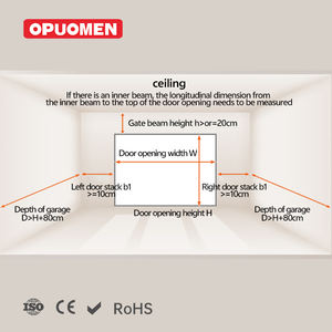 <span class=keywords><strong>Porte</strong></span> de <span class=keywords><strong>garage</strong></span> <span class=keywords><strong>sectionnelle</strong></span> industrielle automatique moderne blanche avec <span class=keywords><strong>porte</strong></span> piétonne, prix avantageux pour villas, surface finie - Product Image 3
