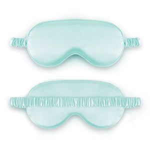 도매 사용자 정의 로고 새틴 실크 아이 마스크 조정 가능한 수면 눈 그늘 무료 패턴 아름다운 도매 사용자 정의 로고 아이 마스크 - Product Image 2