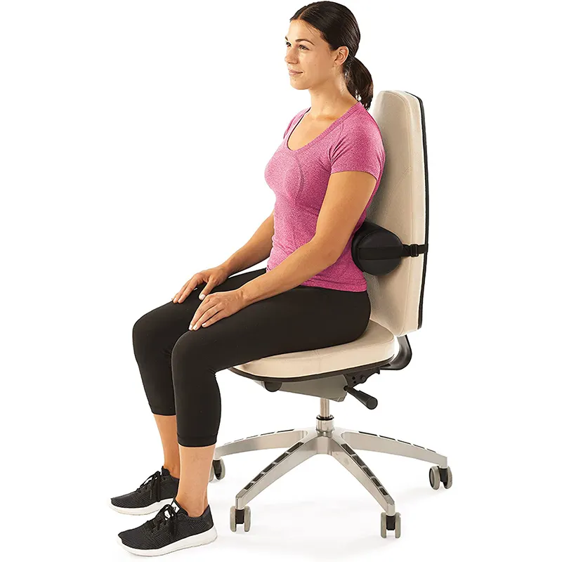 Rotolo lombare, cuscino di supporto lombare, sedie, rullo di supporto per la schiena, supporto ergonomico per la schiena,