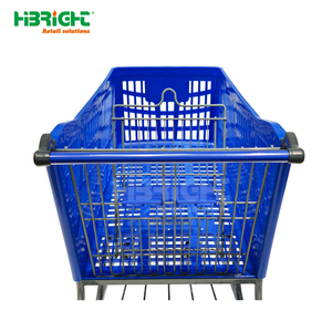Carrito de Compras de Plástico de Alta Capacidad con Logotipo Personalizado, Movilidad Suave, Premium para Supermercado - Product Image 5