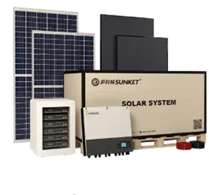 HUGE SOLAR complete 10000w solar thermal hybrid panel Power Generator 5KW off Grid 10kw solar roof tile Home Energy Systems