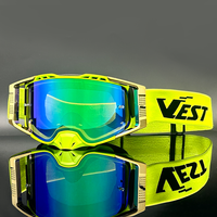 Lunettes de course tout-terrain personnalisées pour motocross, avec lentilles interchangeables, protection UV 100%, lunettes MX