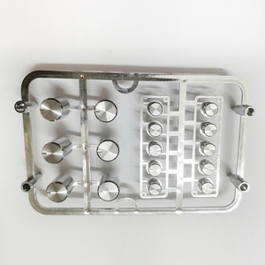 Bouton fileté électroplaqué Shajing Xiongji, pièces d'électroménager en plastique chromé par électrolyse - Product Image 1