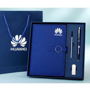 2026 Wholesale Promotional Luxury Gifts Items Notebook Customizable Logo Business Gift With Pen and USB Disk - Product Image 1